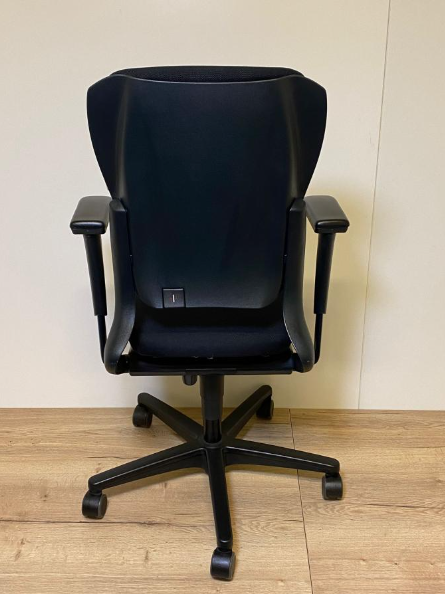 Bureaustoel Ahrend 230 zwart refurbished - alu/grijs