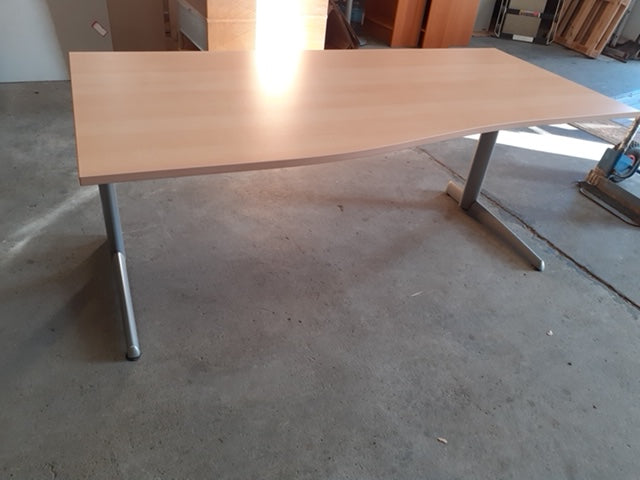 Bureau Ahrend Aluminium / licht hout