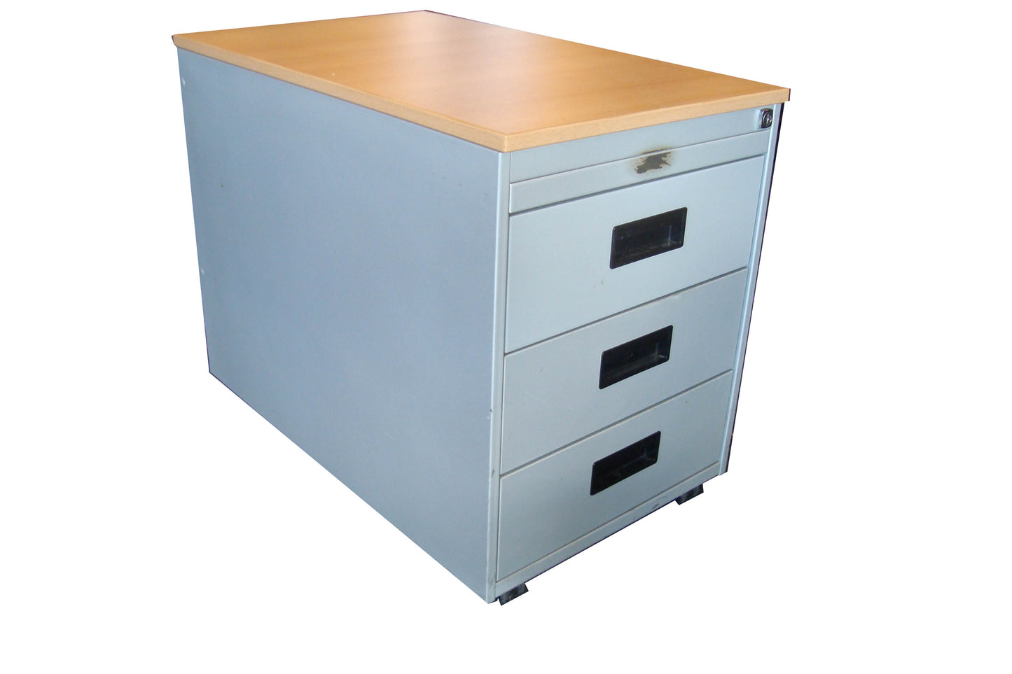 Rolblok met 3 lades op wielen