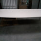 Vergadertafel Ton met Chrome poten en Licht hout blad